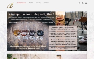 domeniileblaga.ro screenshot