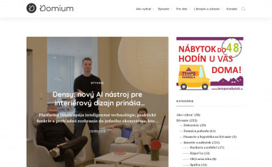domium.sk screenshot
