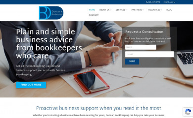 donnanbookkeeping.com screenshot