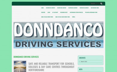 donndanco.co.uk screenshot