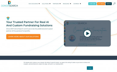 donorsearch.net screenshot