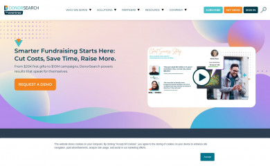 donorsearch.net screenshot