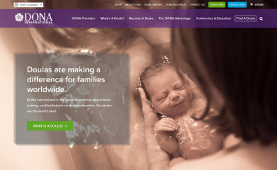 dona.org screenshot