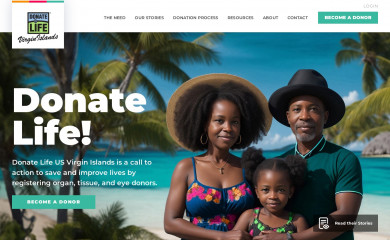 donatelifeusvi.org screenshot