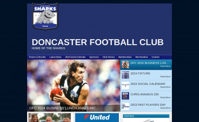 doncasterfc.com.au screenshot