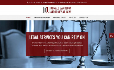 donjanklow.com screenshot