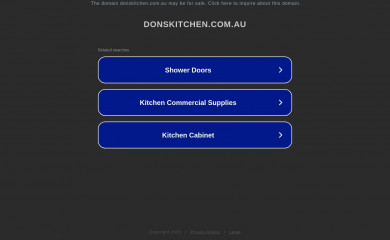 donskitchen.com.au screenshot