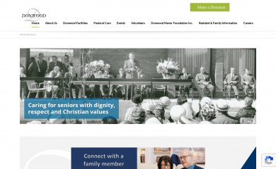 donwoodmanor.org screenshot