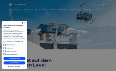doppelmayr.com screenshot