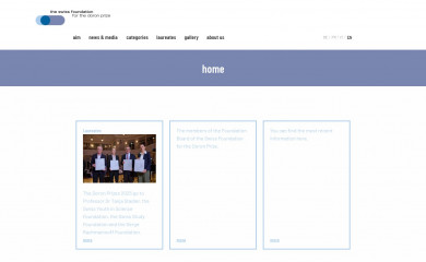 doron-prize.ch screenshot