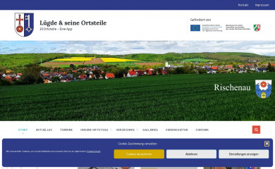 dorffunk-luegde.de screenshot