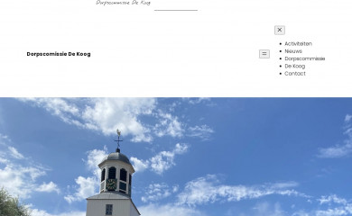 dorpscommissiedekoog.nl screenshot