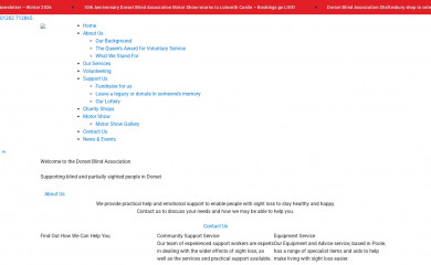 dorsetblind.org.uk screenshot