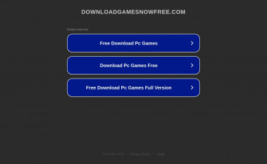 downloadgamesnowfree.com screenshot