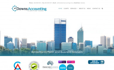 downsaccounting.com.au screenshot