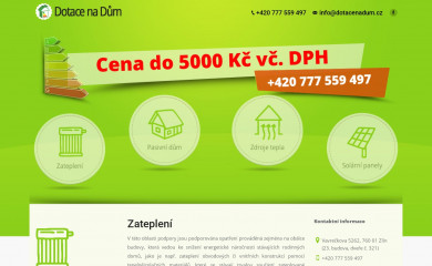 dotacenadum.cz screenshot