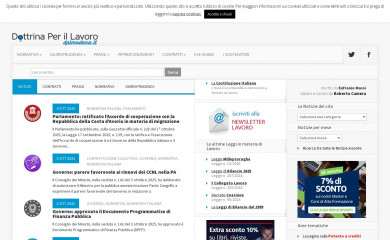 dottrinalavoro.it screenshot
