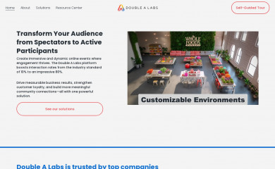 doubleaevents.com screenshot