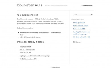 doublesense.cz screenshot