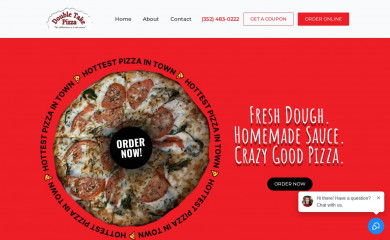 doubletakepizza.com screenshot