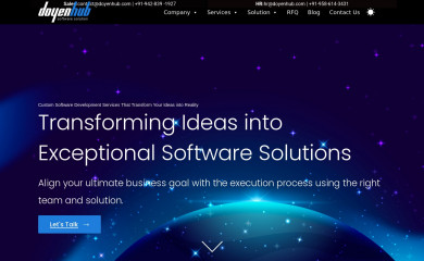 https://www.doyenhub.com screenshot