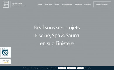 dp-piscines.fr screenshot