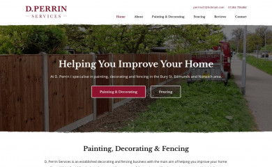 dperrin.uk screenshot