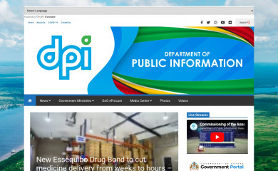 dpi.gov.gy screenshot