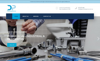 dpplumbingservice.com.au screenshot