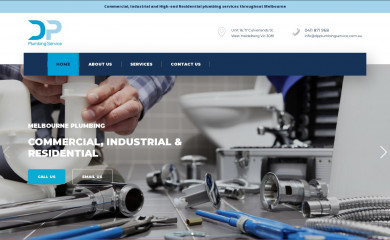 dpplumbingservice.com.au screenshot