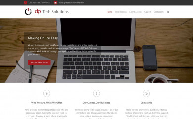 dptechsolutions.com screenshot