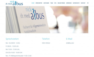 dr-albus.de screenshot