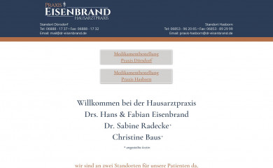 dr-eisenbrand.de screenshot