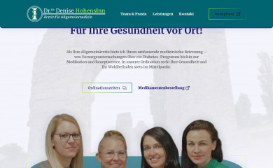 dr-hohensinn.at screenshot