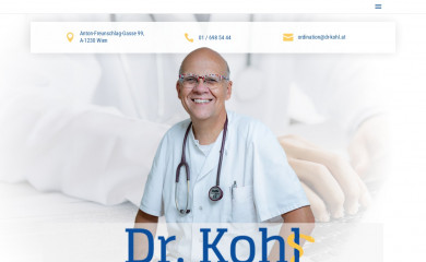 dr-kohl.at screenshot