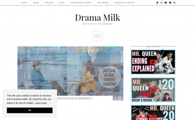 dramamilk.com screenshot