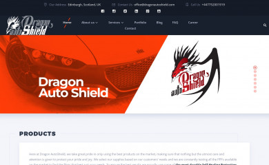 dragonautoshield.com screenshot