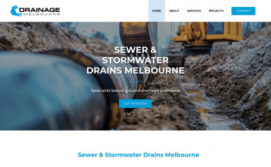 drainagemelbourne.com.au screenshot