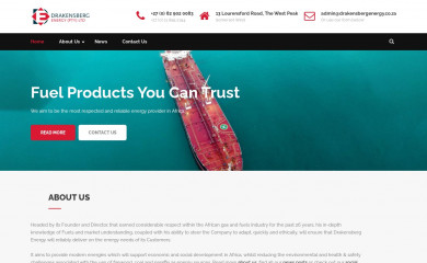 drakensbergenergy.co.za screenshot