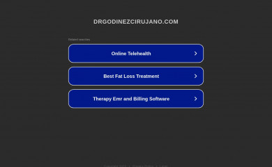 drgodinezcirujano.com screenshot