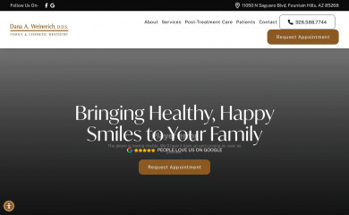 drdanaweinreich.com screenshot