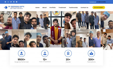 drdeepanshugupta.com screenshot