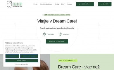 dreamcareclinique.sk screenshot