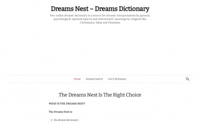 dreamsnest.com screenshot