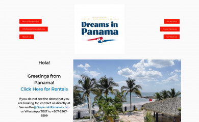 dreamsinpanama.com screenshot