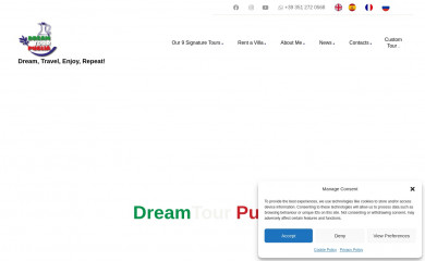 dreamtourpuglia.com screenshot
