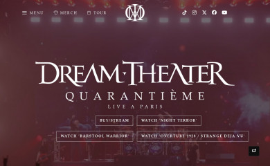 dreamtheater.net screenshot