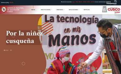 drecusco.gob.pe screenshot