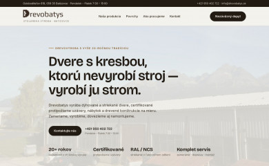 drevobatys.sk screenshot
