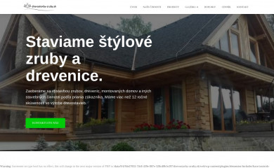 drevostavby-zruby.sk screenshot